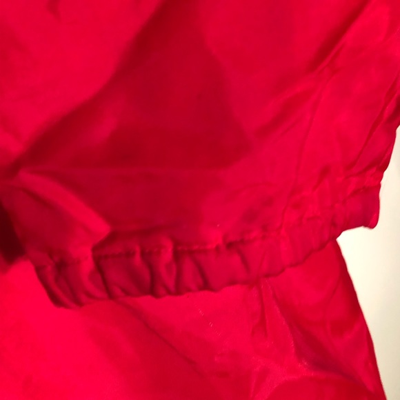 Red Vintage Holloway Lightweight Nylon Coach’s Jacket - Picture 4 of 5